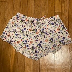 Floral pajama shorts (gap)